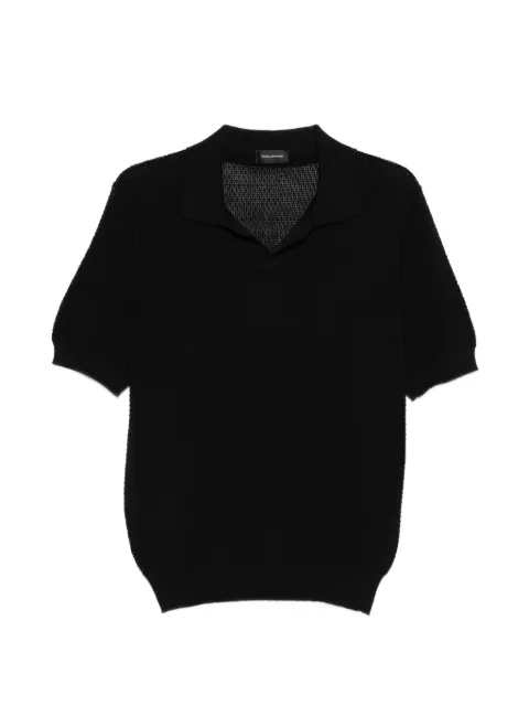 Tagliatore polo-collar T-shirt Black FINLAYPWE2602