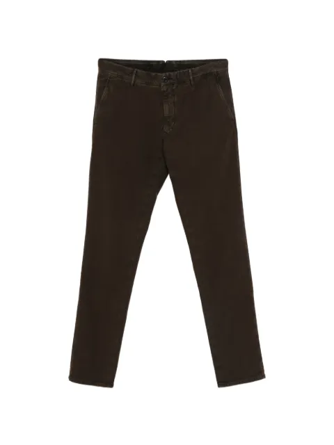 Incotex buttoned trousers Brown 18S10040598