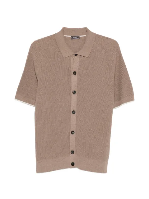 Peserico buttoned short-sleeve shirt Brown R59471F149108M49M