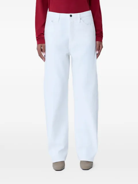 TOTEME twisted-seam straight-leg jeans Blue 23124074811032