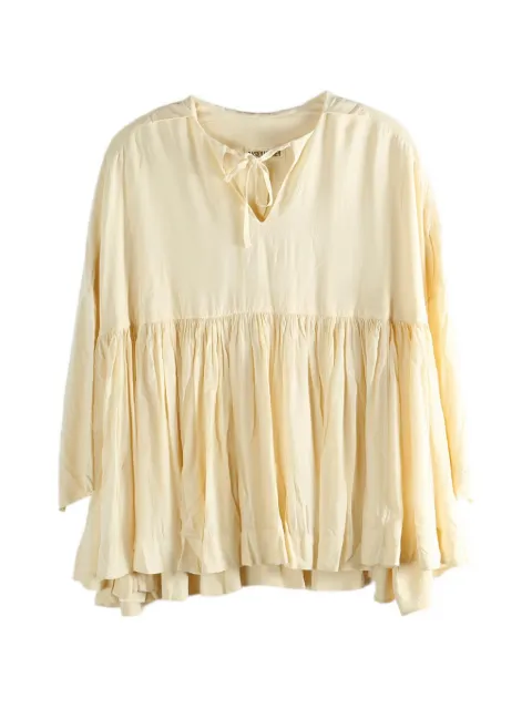 Casey Casey tie-neck blouse Neutrals 26FH186