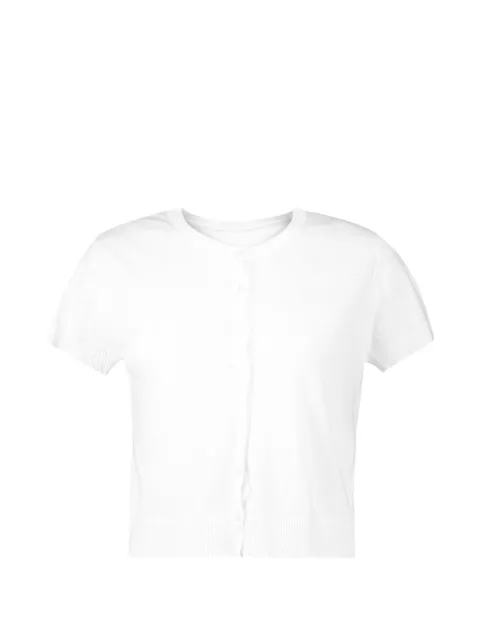Lars Andersson short-sleeved cardigan White SS261208