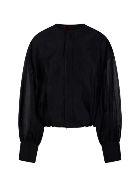 THELATEST blouson-sleeve top Black TLW04007T0161ABTP