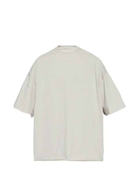 Rick Owens raw-cut short-sleeve T-shirt Neutrals RU01F2283BA