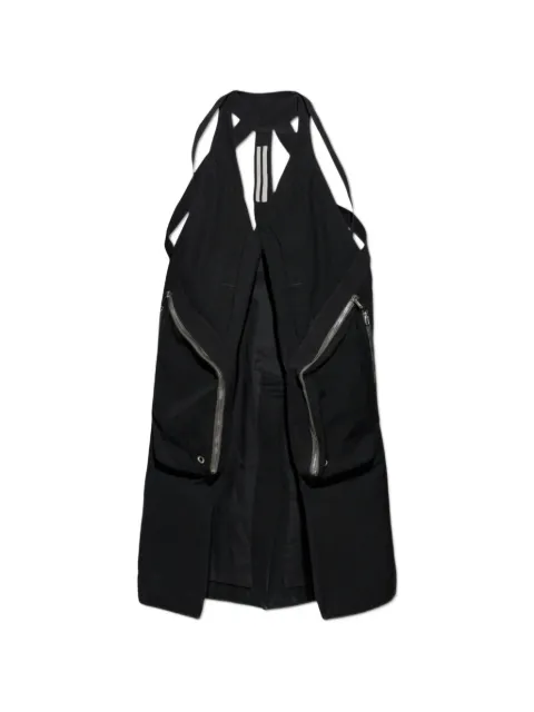 Rick Owens Temple zip-up vest Black RR01F2911CCVSR3