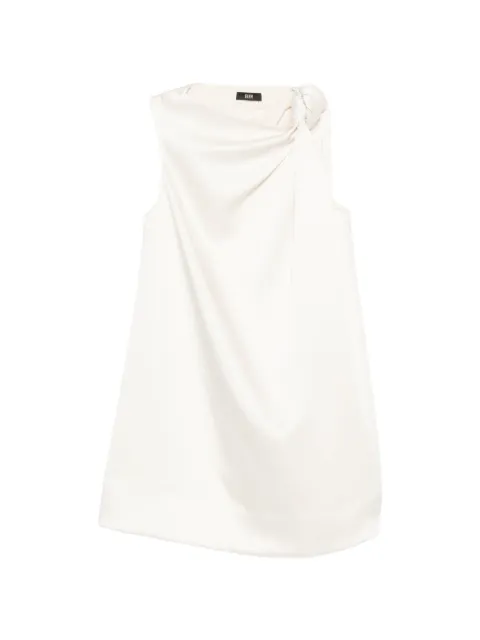 Eleh drape mini dress Neutrals SS260328