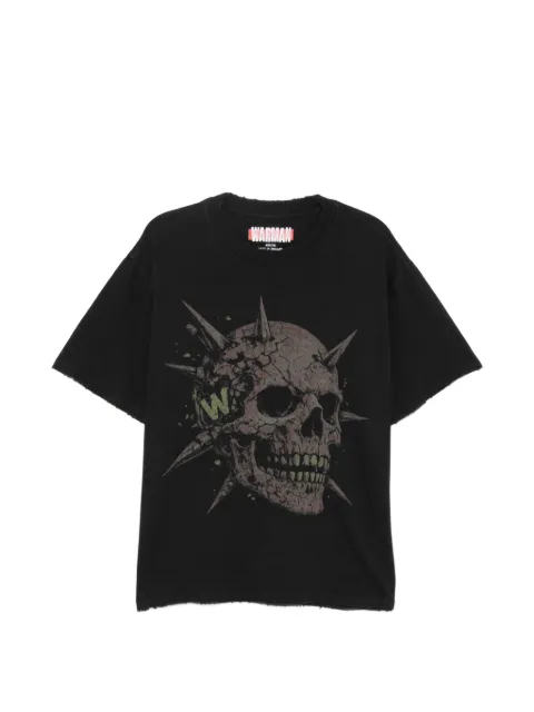 WARMAN graphic-print T-shirt Black WM5065