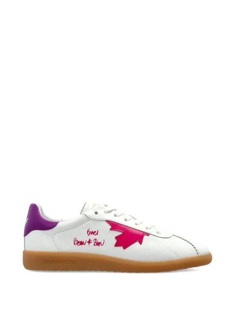 DSQUARED2 Rebel striped sneakers White SNW046818908701