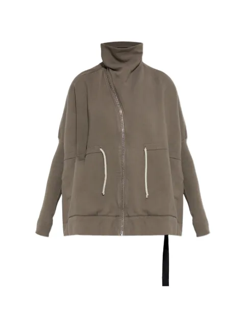 Rick Owens DRKSHDW zip cotton sweater Grey DS01F4210F