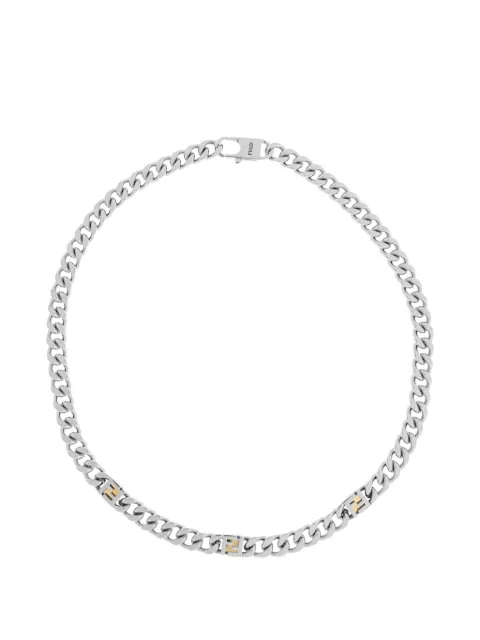FENDI curb-chain necklace Silver 7AK017AW2R