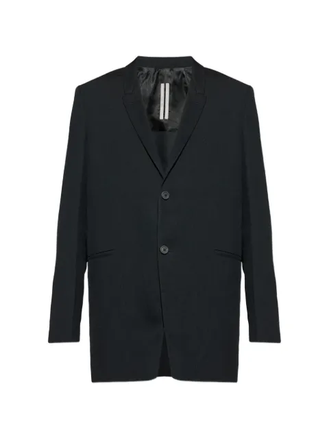 Rick Owens single-breasted blazer Black RU01F2721WT