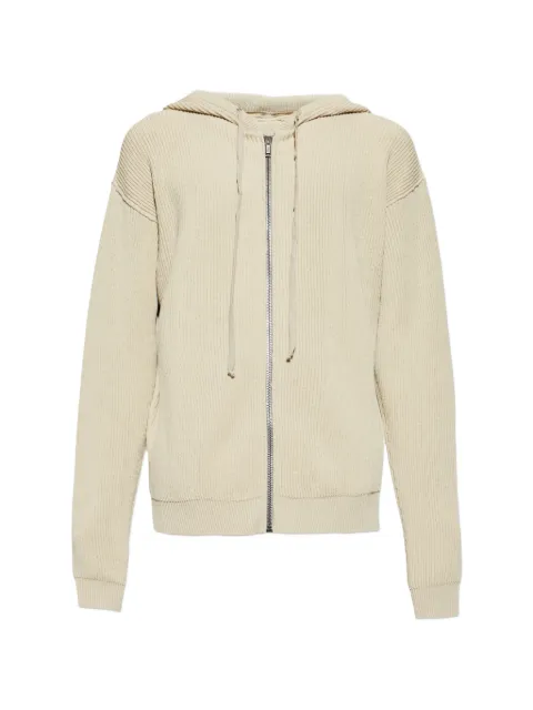 Rick Owens zip-up hoodie Neutrals RU01F2614KWVH