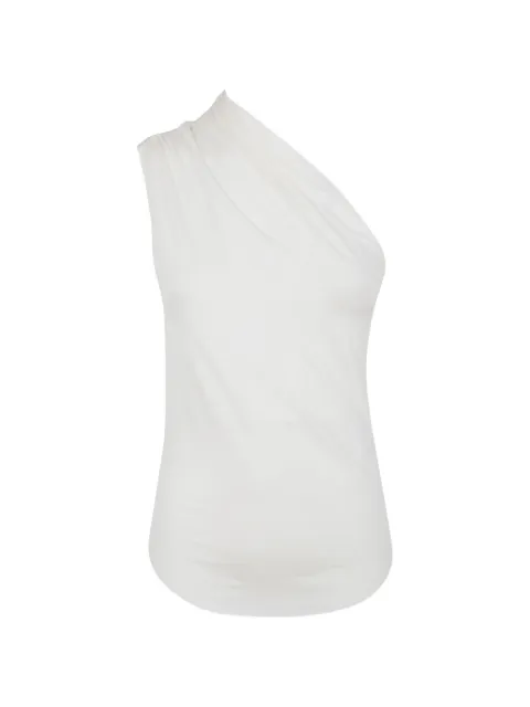 Thom Krom one-shoulder top White WTS604