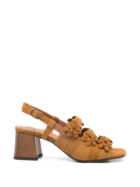 Chie Mihara floral lely sandals Brown LELY