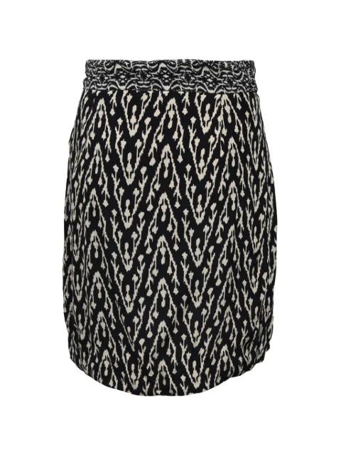 Ba&Sh Iliade printed wrap mini skirt Black NAPPUHKCL411849W