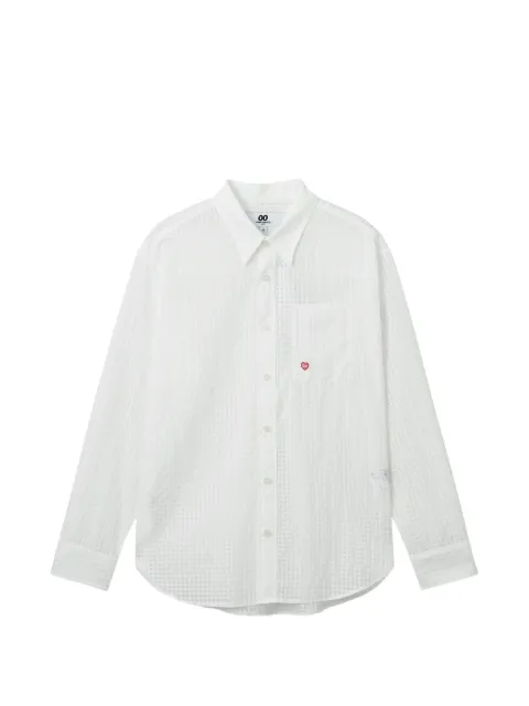 CHOCOOLATE pocket-detail button-up shirt White B1XSTW01068X