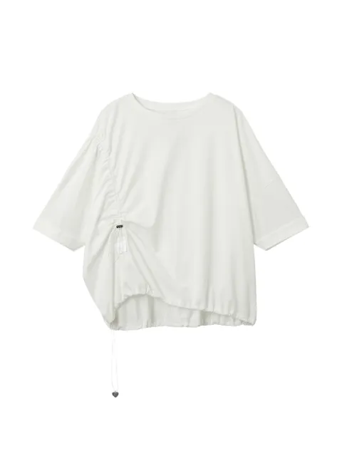 izzue drawstring-detail T-shirt White IZXLTW00943X