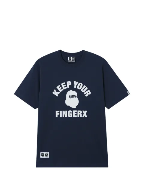 FINGERCROXX graphic T-shirt Blue FFXTEM01251X