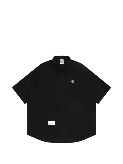 AAPE BY *A BATHING APE® short-sleeve logo shirt Black ASR8561XXQ