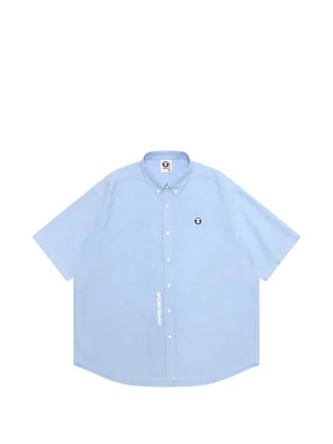 AAPE BY *A BATHING APE® logo shirt Blue AAPSRM8559XXQ