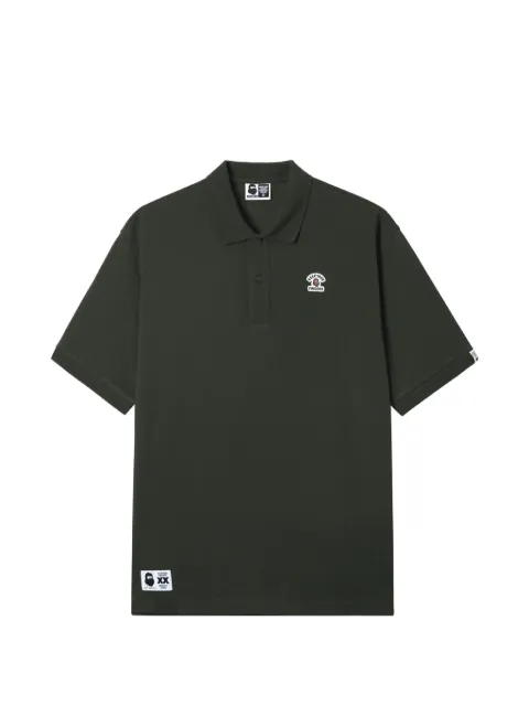 FINGERCROXX logo-appliqué polo shirt Green FFXPOM01258X