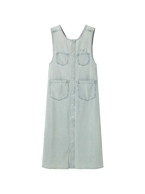 FINGERCROXX multi-pocket dress Blue FFXDSW01380X