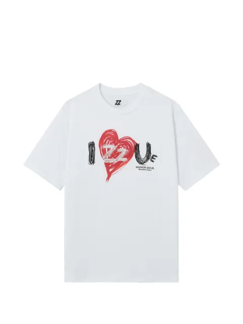 izzue heart graphic T-shirt White IZXTEM00456X