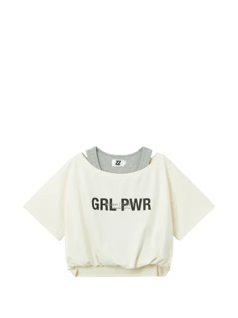 izzue layered top Neutrals IZXTEW00914X