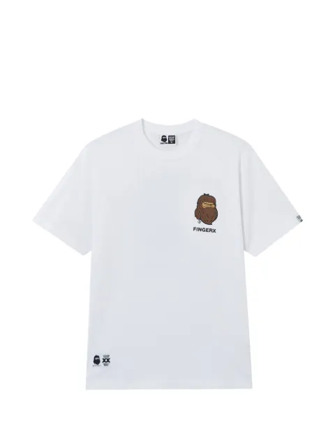 FINGERCROXX logo T-shirt White FFXTEM01250X