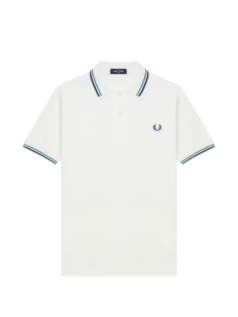 Fred Perry twin-tipped polo shirt White M3600SS26
