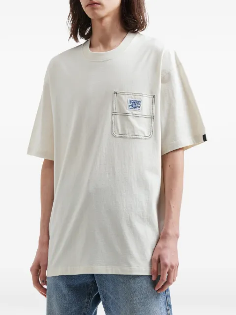 FINGERCROXX logo-patch T-shirt White FFXTEM01316X