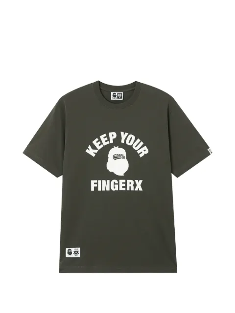 FINGERCROXX graphic-print T-shirt Green FFXTEM01251X