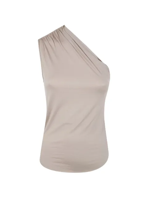 Thom Krom one-shoulder top Neutrals WTS604