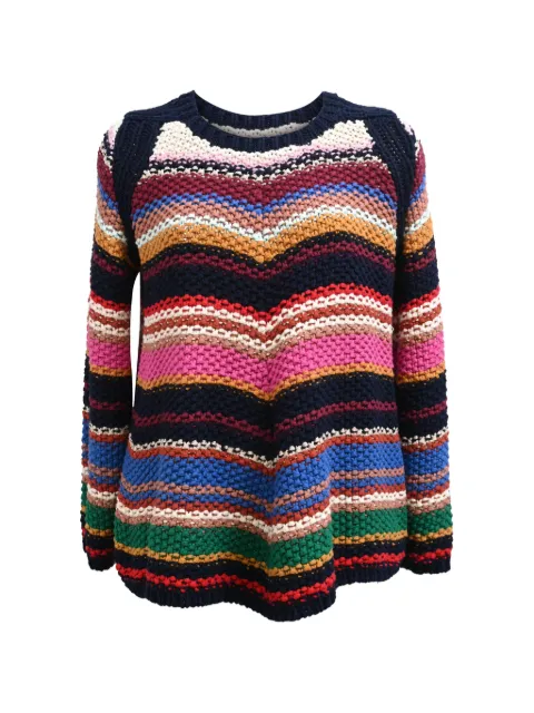 Ba&Sh striped chunky-knit sweater Blue TONPUHKCL468134W