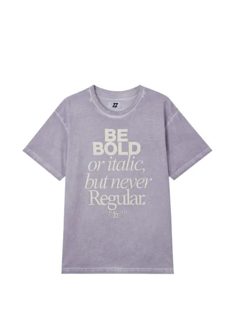 izzue graphic-print T-shirt Purple IZXTEW00917X