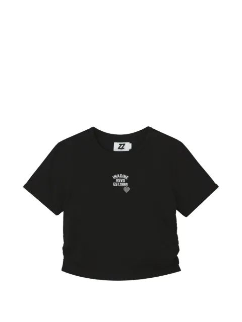 izzue graphic-print T-shirt Black IZXTEW00913X