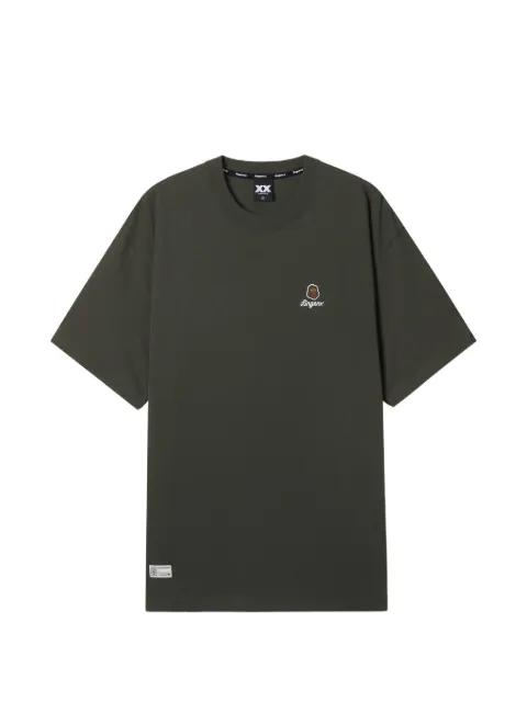 FINGERCROXX logo-appliqué T-shirt Green FFXTEM01308X