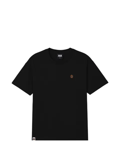 FINGERCROXX logo-embroidered T-shirt Black FFXTEW01423X