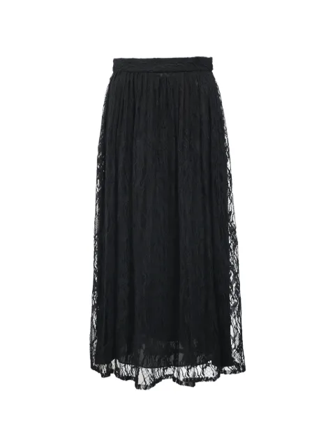 Celine Pre-Owned lace midi skirt Black NAPPUHKCL446336W