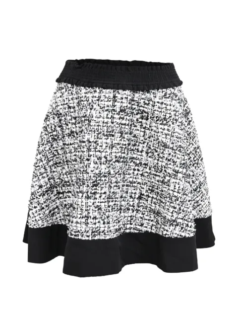 SANDRO tweed mini skirt White NAPPUHKCL594786W
