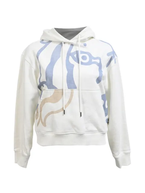 Kenzo Pre-Owned printed hoodie White NAPPUHKCL484429W