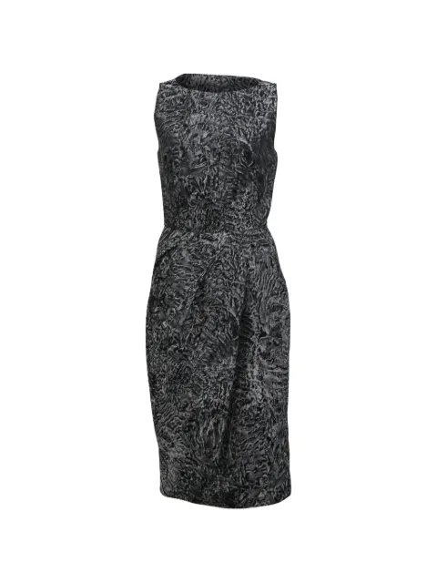 Michael Kors Vintage sleeveless printed midi dress Black NAPPUHKCL458659W