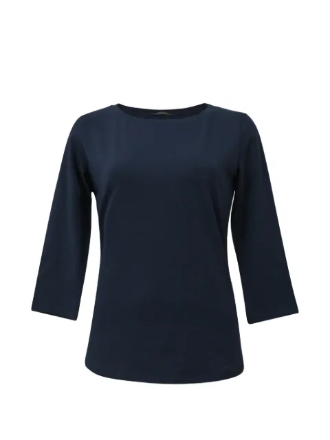 Weekend Max Mara Multia three-quarter-sleeved top Blue TONPUHKCL372701W