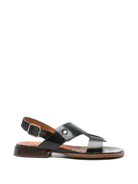 Chie Mihara leather sandals Black WENKA48