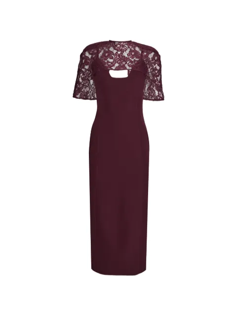 AXEL 113 Tess lace midi dress Red TESSLACEDRESS