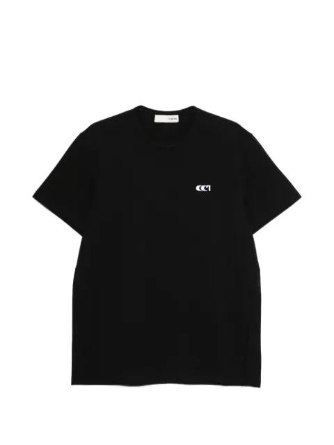 CIARAN logo-embroidery T-shirt Black C02J03