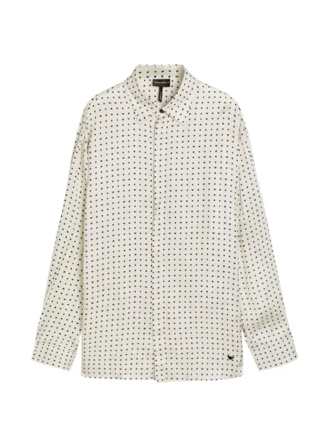 Emporio Armani patterned shirt Neutrals EM005762AF1328