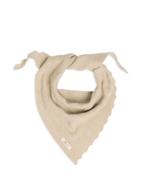 Jacquemus The Chevron scarf Neutrals ACU00808AK00286