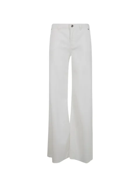 Blumarine belt-loop buttoned jeans White P622J260A