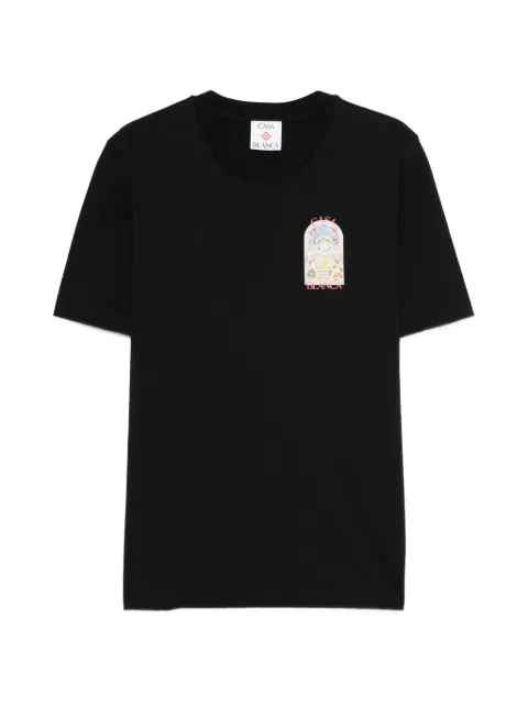 Casablanca graphic-print T-shirt Black MSS26JTS00109